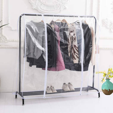 Acrylic best sale clothing rack